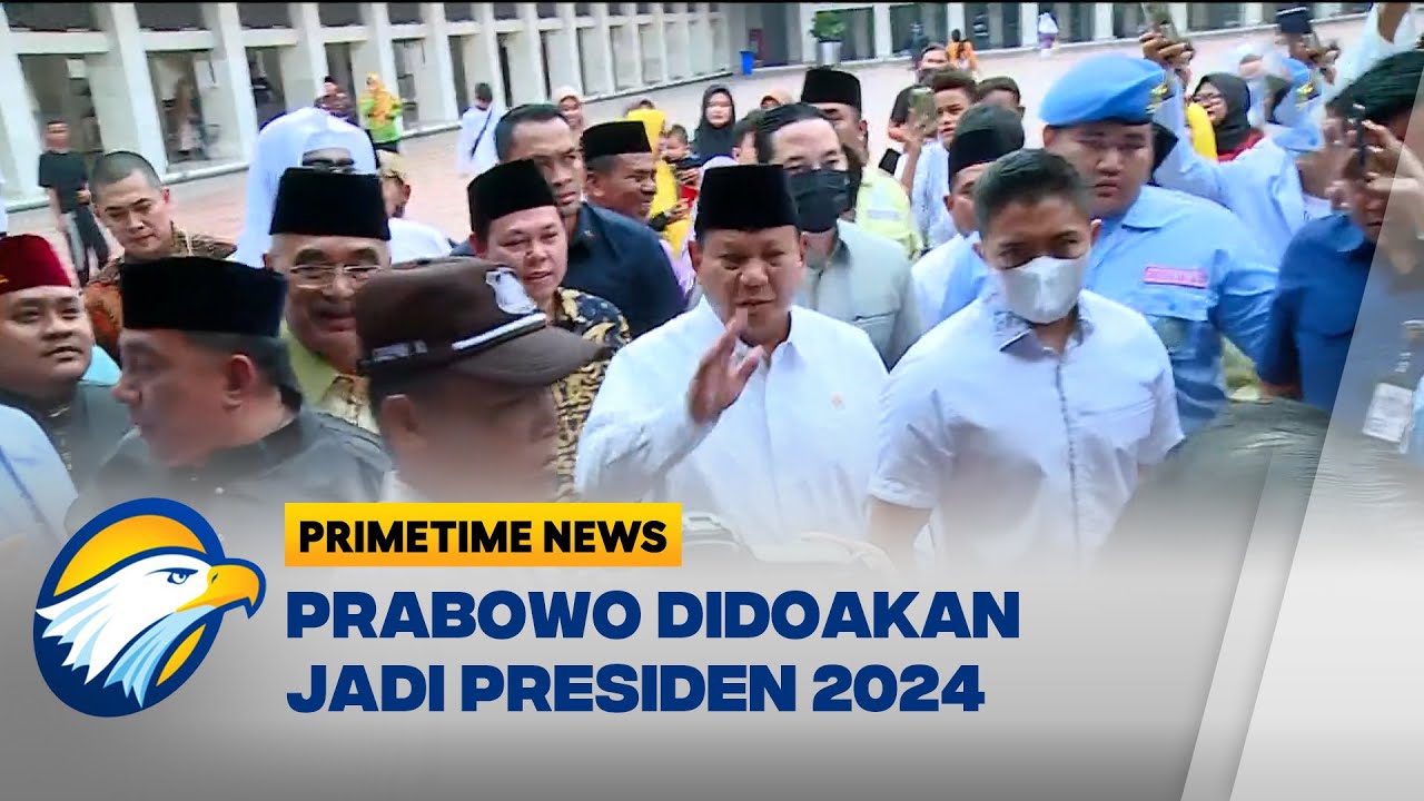 Prabowo Didoakan Jadi Presiden Di Masjid Istiqlal - YouTube