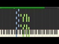 Thunder - Imagine Dragons - Synthesia Piano Video by YourPianoCover