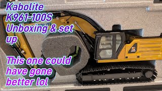 Kabolite K961-100S RC Excavator 1st look and setup