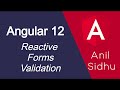 Angular 12 tutorial #37 Reactive form Validations