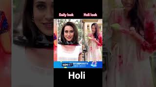 Actress daily look and Holi look#bollywood #actress #holi #shorts #loyalmedia #nexusprivatelimitd