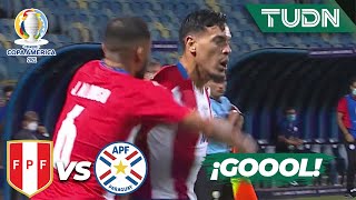 ¡Gol de Paraguay! Gómez anota el primero | Perú 0-1 Paraguay | Copa América 2021 | 4tos final | TUDN
