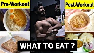 Pre & Post Workout Meal: What to Eat Before & After Training | AMRITFITVLOGS