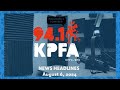 KPFA News Headlines August 6, 2024