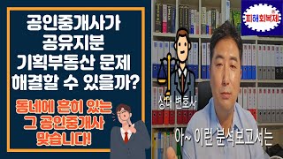 공인중개사가 공유지분 기획부동산 문제 해결할 수 있을까? ~~고정댓글 확인 필수