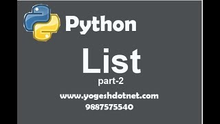 python list tutorial -Part 2 | Lecture -4 | hindi