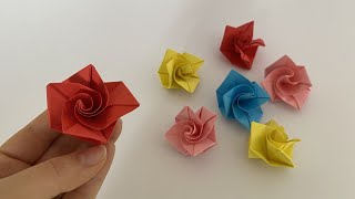 Come realizzare il fiore origami più semplice