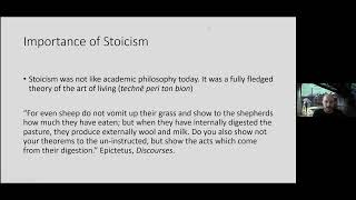"How Stoicism Can Change Your Life," Roger Foster  September 3, 2021