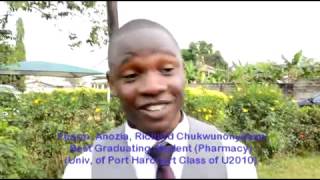 [HD] UNIPORT BEST GRADUATING STUDENT (PHARMACY) - SPEAKS WITH PHARMA-GUIDE NIGERIA