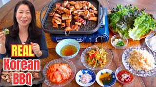 Making AUTHENTIC Korean BBQ at home doesn't have to COMPLEX❗️🇰🇷This is how Koreans have BBQ at home😋