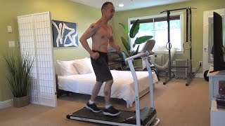 ANCHEER FOLDING ELECTRIC TREADMILL RUNNING JOGGING WALKING EXERCISE FITNESS MACHINE REVIEW