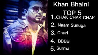 Khan Bhaini || Bass Boosted ||Top 5 Song 2023