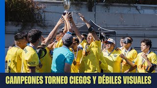 Campeones en el área de fútbol inclusivo categoría: Ciegos y Débiles Visuales | Club América