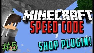 JAVA CODING! | Minecraft Speed Coding | Shop Plugin [#5]
