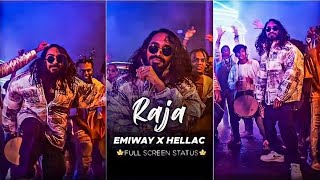 EMIWAY X HELLAC: Raja Song Status VIDEO Original Video Emiway Bantai