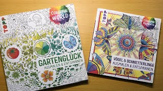 Ursula Schwab Colouring book Flip-throughs! | Adult Colouring