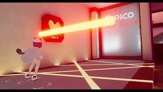 【PICO Motion Tracker】VRChatのPICO公式ワールド『PICO Dodgeǃ』ミニゲームで遊んでみた！