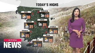 [Weather] Wide temperature gaps with lots of clouds