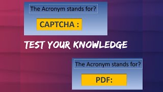 Crack the Code! Ultimate Acronyms Quiz Test Your Knowledge