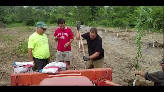 Clearing some land on my property to plant an Apple Orchard.