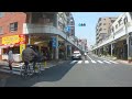 一方通行路はまだ入れない（車載動画）江戸川区tokyo、japan.