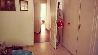 Cute girl play hidendseek with dog . Must watch!! Cute girl play hidendseek with dog . Must watch!!