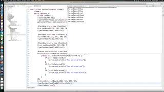 Java: GUI - Checkboxes