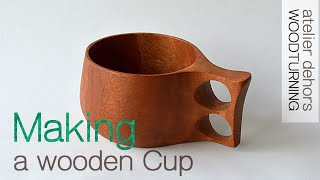 [ WOODTURNING ] Making a wooden cup