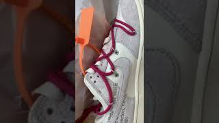 OFF WHITE DUNK Lot 35 of 50 UA REVIEW COMING SOON