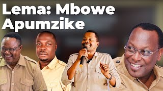 Godbless Lema: Mwenyekiti Mbowe Apumzike, Amefikia Kikomo. Hatuwezi Kumtilia Shaka Tundu Lissu