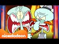 SpongeBob | Mengurutkan Momen Paling Marah Squidward 😡 | Nickelodeon Bahasa