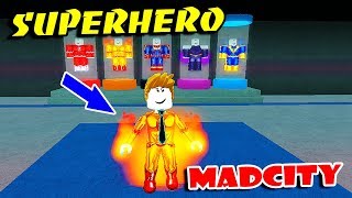 Roblox Mad City Hero Videos 9tube Tv - become a superhero in mad city the best hero roblox