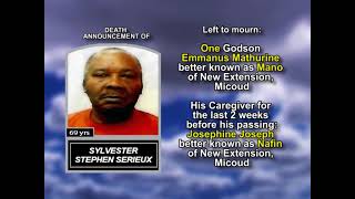 Sylvester Stephen Serieux ~ Long Obituary