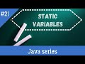 Static variables in java
