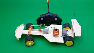 How To Make Remote Control Rc Racing Car From PVC Pipe | F1 Rc Racing Car | High Speed Racing Car