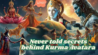 The untold story of Kurma Avatara: Lord Vishnu's 2nd Incarnation #KurmaAvatar #LordVishnu #krishna