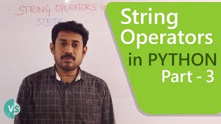 Stride operator | Stride operator in python | String operators in python - Part 3