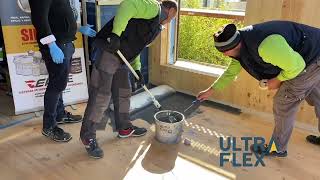 Ultraflex, the polyurethane liquid membrane, also in PassiveHaus Plus