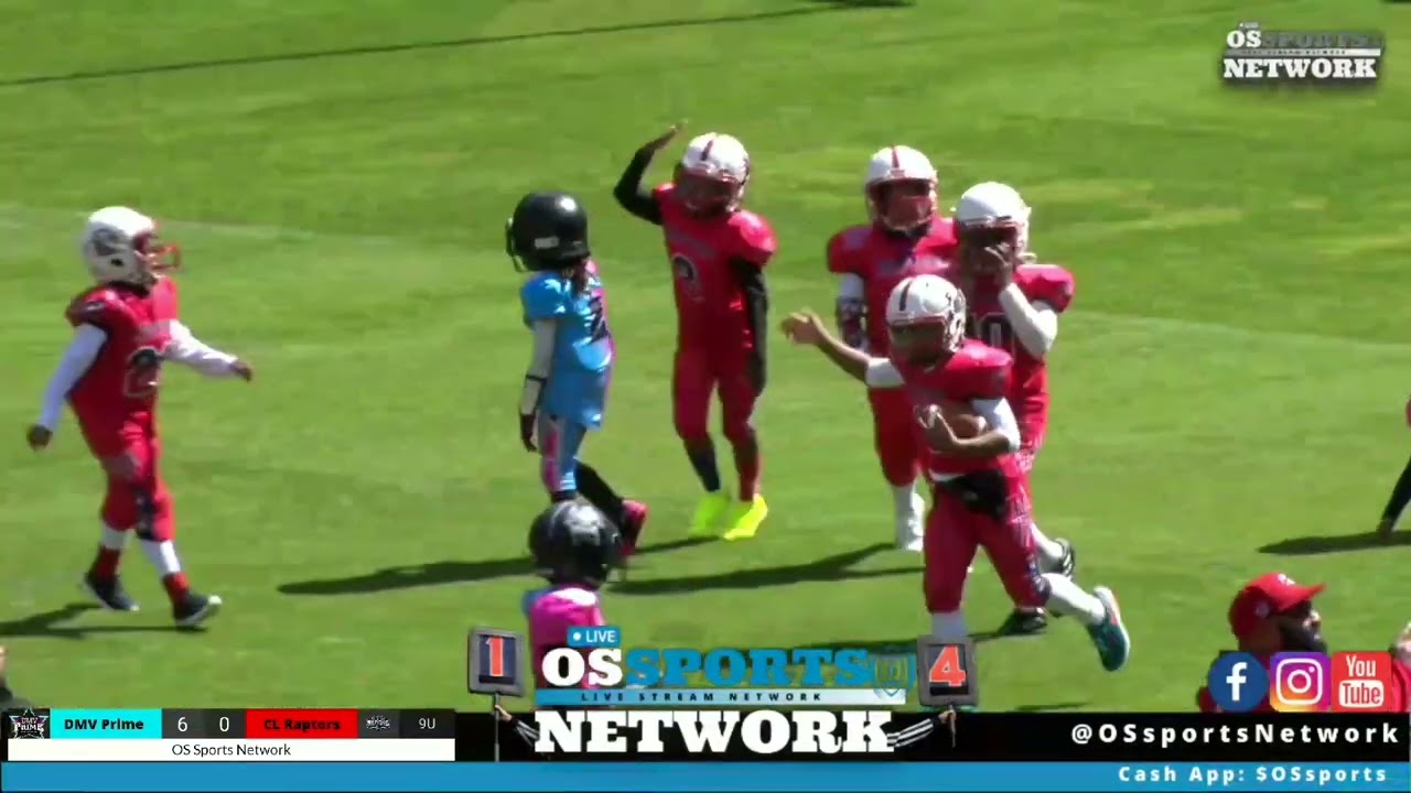 CityLife Raptors 9u Highlights FedEx Field (4/9/22) Vs DMV Prime - YouTube