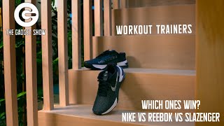 Which are the best training shoes? Nike, Reebok or Slazenger? | The Gadget Show