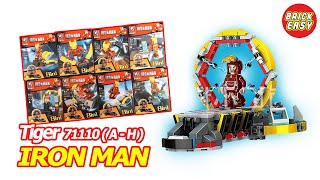 LEGO IRON MAN | Tiger 71110 ( A - H ) | Unofficial lego BRICK EASY