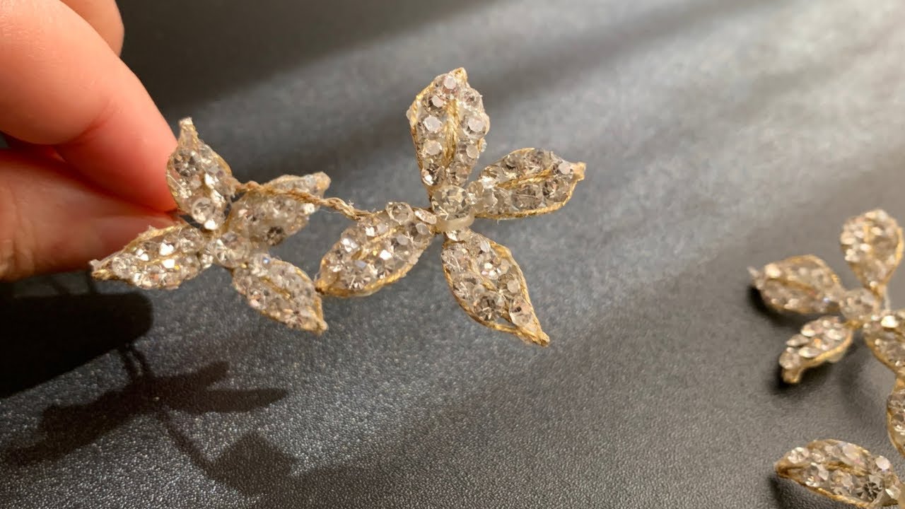 Crystal Flowers Diy With 3 Materials Youtube