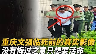 【犯罪實錄】重慶“雙面局長文強”臨死前，沒有悔過之意只想活命 #真實影像 #記錄