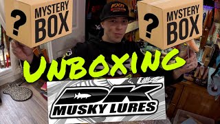 DK MUSKY LURES UNBOXING!! #dkmuskylures #dkmusky