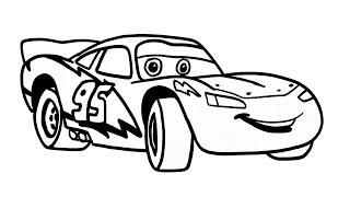 How to Draw Lightning McQueen – Easy Step-by-Step Tutorial