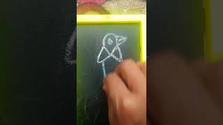 how to draw Bird m letter drawing youtube #shortvideo