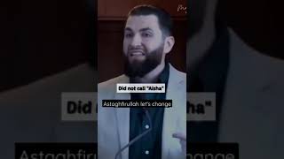 Respect of Prophet muhammadﷺ towards aisha(rz). Islamic Shorts#shorts#islamic#status#reels#ytshorts