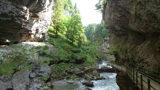 Hiking the Breitachklamm, the deepest rocky gorge in middle Europe, Bavaria