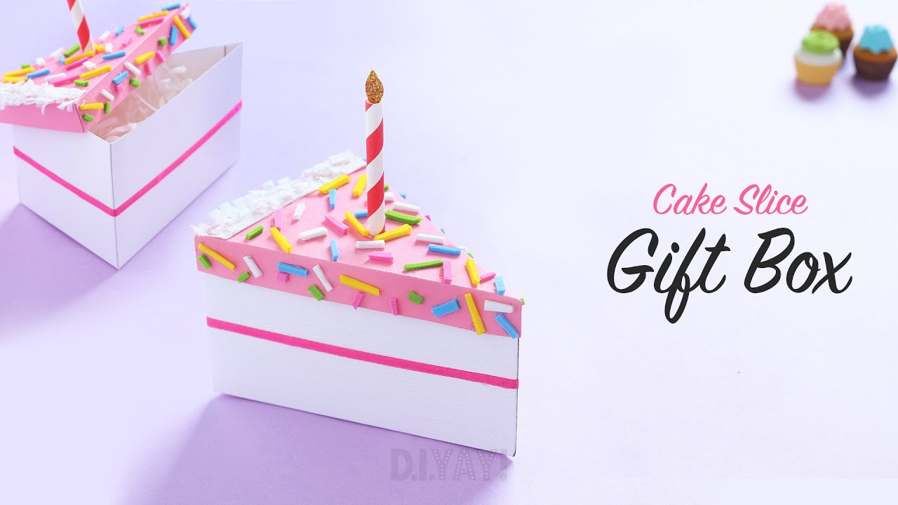 Diy Cake Gift Boxes Birthday Gift Ideas Gift Box Ideas Youtube