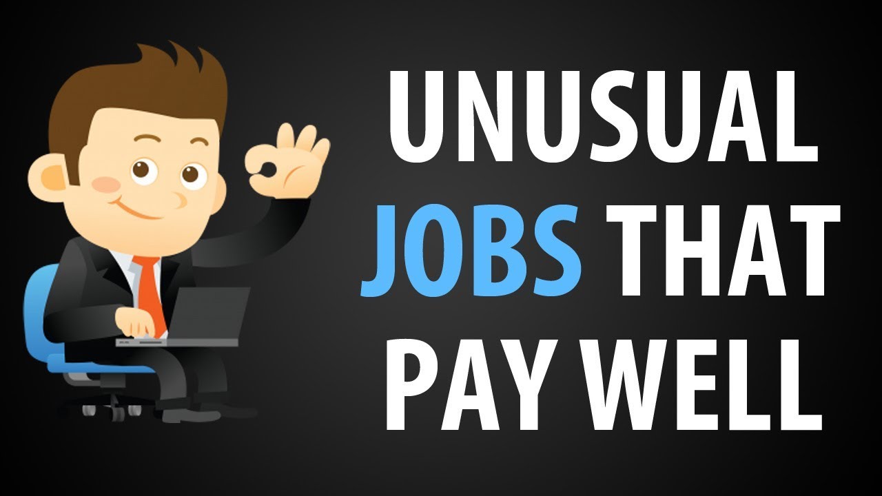 15 Unusual Jobs That Actually Pay Well - YouTube